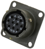 Circular Connector, Receptacle, Size 12, 10 Position, Box; Product Range Amphenol Industrial - 95F1734 - Newark, An Avnet Company
