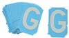 BradyGlo Gothic Quik Align Letter G - 6001-G - Brady Corporation