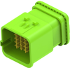 Automotive Housing, Rcpt, 20Pos, Grn; Product Range Te Connectivity - 31AJ3885 - Newark, An Avnet Company