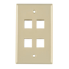 Keystone Faceplates, Frames - FPQUAD-I-ND - DigiKey