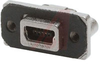 connector,rugged i/o,usb type mini b,right angle,single port - 70144951 - Allied Electronics, Inc.