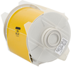 Brady B-595 Yellow Indoor / Outdoor Vinyl Thermal Transfer Continuous Thermal Transfer Printer Label Roll - 4 in Width - 100 ft Length - 113114 - 754473-99781 - R. S. Hughes Company, Inc.