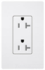 Duplex/Single Receptacle - SCRS-20-TR-SW - Lutron Electronics Co., Inc.