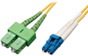 Duplex Singlemode 8.3/125 Fiber Patch Cable (LC to SC/APC), 3M (10-ft.) -- N366-03M-AP - Image