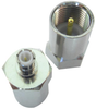 Rf Coax Adaptor, Mcx Plug To Fme Plug; Connector Type Siretta -- 22AC7959