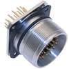 MCX, M27, Receptacle, 26 Pole, Male Straight, PCB, 1.5A, M27, Back Mount, Nickel Brass - MCX-26MR-BM-PCB - Mencom Corporation