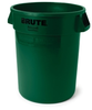 10 gal brute dk green - 11788 - U.S. Plastic Corporation