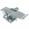 Draw Latch, No Restriction, Short Blade, Steel, Zinc Plate, Bright chromate - V4-0006-02 - Southco