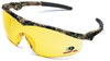 Mossy Oak Safety Glasses - w/ ratchet frame > FRAME - Camouflage > LENS - Amber > UOM - Each -- MO114