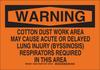 Brady B-555 Aluminum Rectangle Orange Chemical, Biohazard, Hazardous & Flammable Material Sign - 14 in Width x 10 in Height - 126531 - 754473-74719 - R. S. Hughes Company, Inc.