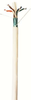 CAT6 Shielded PVC Ethernet Cable - 23 AWG 4 Pair - White -- KLTPVC23/4P-1SL6-9 - Image