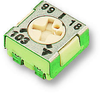 Trimmer, Pot, 500R, 1Turn, Smd; Track Resistance Vishay - 26M4459 - Newark, An Avnet Company