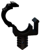 Cable Clamp, Hinged, Nylon 6.6, Black; Cable Clamp / Clip Type Essentra Components - 66AJ5351 - Newark, An Avnet Company