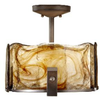 Semi-Flush Mts.-Drum Shade - 345843 - Light Center (The)