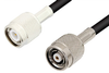 TNC Male to Reverse Polarity TNC Male Cable 24 Inch Length Using RG58 Coax - PE35228-24 - Pasternack