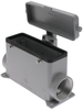 Insulated, Rectangular Base with cover, Surface mount, size 104.27, 2 Pegs, 2 Side PG29 cable entries - CMAP-16CS229 - Mencom Corporation