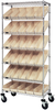 Cart W/ Bin, 7Shelves, 30Bins, Ivory; No. Of Bins Quantum Storage - 44AC5740 - Newark, An Avnet Company