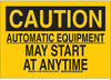 Machine & Operational Sign - 127599 - Brady Corporation