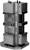 8'' ReLock® 8-Station Vise with Hard Jaws - RWS8008HJ - Te-Co, Inc.