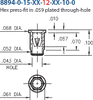 Press-Fit Receptacle -- 8894-0-15-01-12-02-10-0 - Image