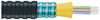 Custom BK OS2 SM Fiber Bulk Cable IN/OUT Dist OFNP 24Strand -- FOBC35-IOASM-BK-24F