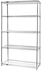 Wire Shelving, Starter Kit, 5Shelves; Shelving Unit Type Quantum Storage - 42AC7165 - Newark, An Avnet Company