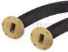 WR-137 Seamless Flexible Waveguide in 36 Inch Using UG-344/U Round Cover Flange With a 5.85 GHz to 8.2 GHz Frequency Range - SMW137SF005-36 - Fairview Microwave Inc.