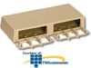 Suttle Surface Mounted Jack Housing with 6 Ports - STAR108SM - TelephoneStuff.com