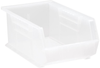 Ultra Stack & Hang Bin, Clear, 60Lb; Bin Colour Quantum Storage - 42AC6009 - Newark, An Avnet Company