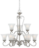 DH5009AN Mid. Chandeliers-Glass Up - 414708 - Capital Lighting, Inc.
