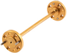 WR-6 Waveguide Section 3 Inch Straight Length with UG-387/U-Mod Round Cover Flange from 110 GHz to 170 GHz - FMW06S000-3 - Fairview Microwave Inc.