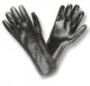 Black PVC Single Dip Supported Gloves (1 Dozen) - 5018R - Wiper Master, Inc.