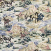 Mustangs on the Plain Tapestry Fabric - R-Wild Mustangs - Regal Fabrics, Inc.