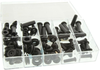 Grommet Kit, Assorted Bend & Edge, Black, 100 Pieces; Kit Contents Hellermanntyton - 67R8966 - Newark, An Avnet Company