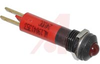 INDICATOR, 8MM, RED, 24V, BLACK BEZEL -- 70117692