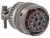 connector,metal circ,str plug w/cable clamp,size 14,8#20 & 4#16 solder socket - 70143362 - Allied Electronics, Inc.
