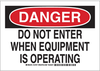 Admittance Sign - 124759 - Brady Corporation