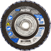 Norton Metal ZA Coarse Arbor Thread Fiberglass Conical Flap Disc - 66254419994 - Norton Abrasives