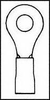 Terminal, Ring Tongue, #8, Crimp, Red; Stud Size - Metric Amp - Te Connectivity - 96F7454 - Newark, An Avnet Company