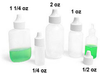 Natural LDPE Dropper Bottles with Dropper Plug -- 0077-44