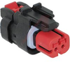 CONNECTOR, AMPSEAL 16, PLUG ASSEMBLY, 2POSITION, 18-20 AWG, RED - 70084789 - Allied Electronics, Inc.