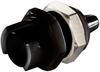 Panel Mount Hose Barb Socket -- 10AC-S3-01BLK - Image
