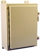 N12 Enclosure, Wall Mount. W/panel,30X24X10, Steel, Gray; Enclosure Type Hammond - 50F8438 - Newark, An Avnet Company
