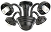 4 Light Fitter - Matte Black - MC183BK-L - Monte Carlo Fan Company