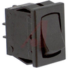 Switch,Rocker,Miniature,Curvette,SPDT,ON-NONE-ON,Solder Terminals,Black Rocker - 70131596 - Allied Electronics, Inc.
