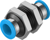 Push-in bulkhead connector - QSS-12-20 - Festo Corporation