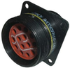 Circular Connector, Receptacle, Size 22, 19 Position,wall; Product Range Cinch Connectivity Solutions - 66T0408 - Newark, An Avnet Company