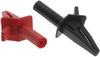Alligator Clip Set, 1In, Red/black, 10A; Connector Type Pomona - 95F1297 - Newark, An Avnet Company