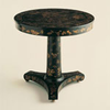 Lacquer Pedestal Table - FTA07 - Vaughan Designs, Inc.