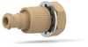 Bulkhead Quick Stop Luer Check Valve -- P-699